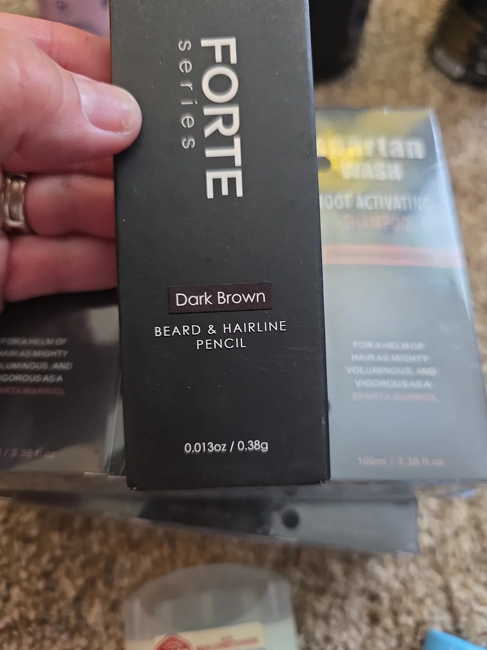 Spartan Wash Root Activating Shampoo + Assorted Men’s Grooming Trio